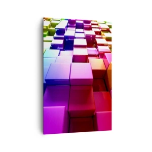 Obraz na plátne - Op-artové spoločne v tíme - 80x120 cm