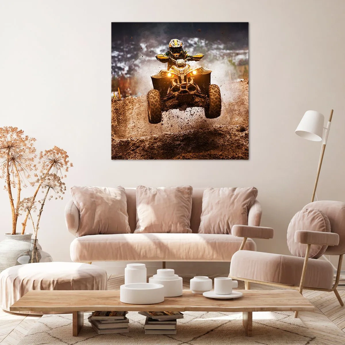 Obraz na plátne - No risk no fun - 40x40 cm