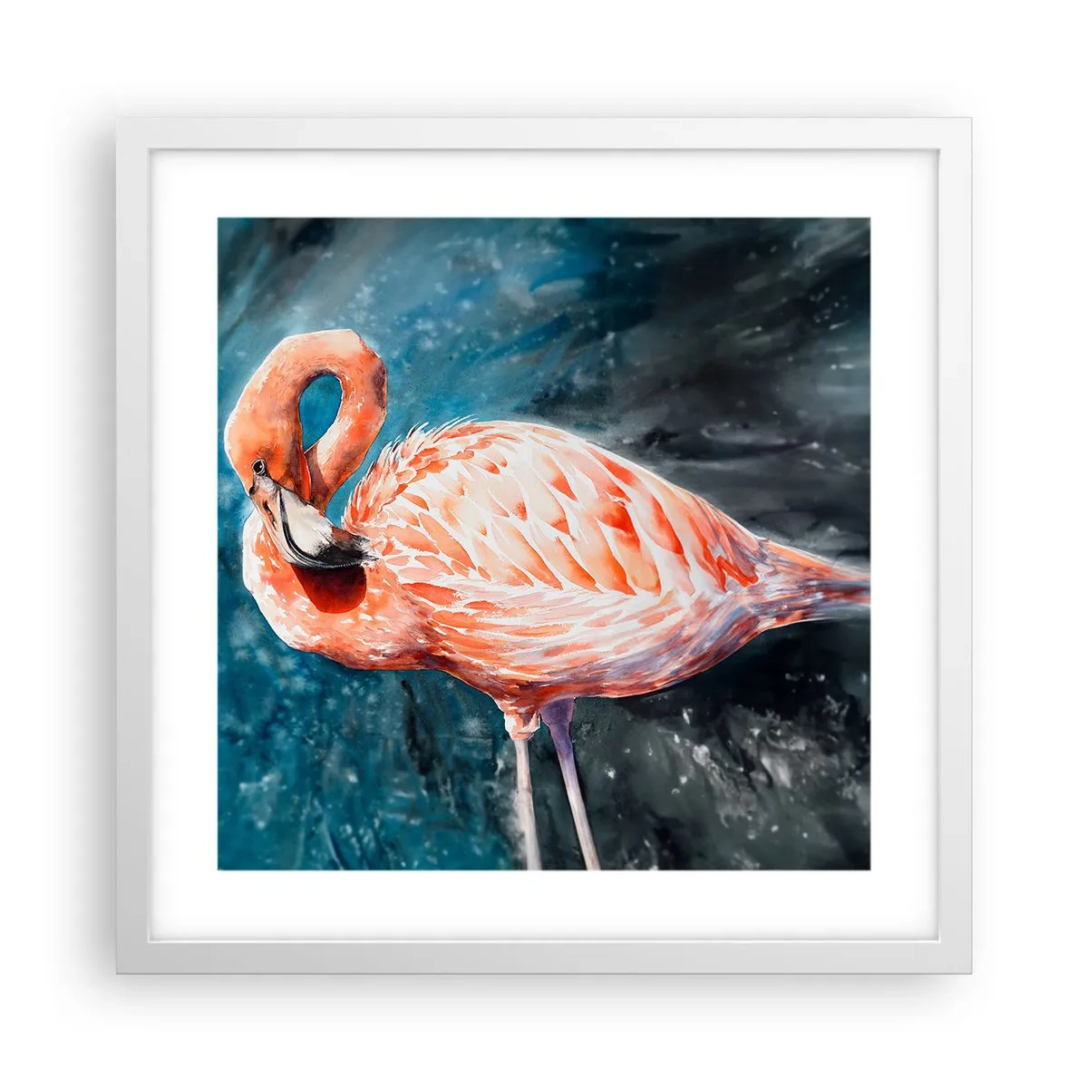 Plagát v bielom ráme - Dekoratívne od prírody - 40x40 cm