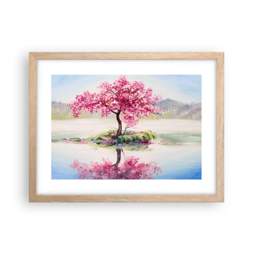 Plagát v ráme zo svetlého duba - Sviatok jari - 40x30 cm