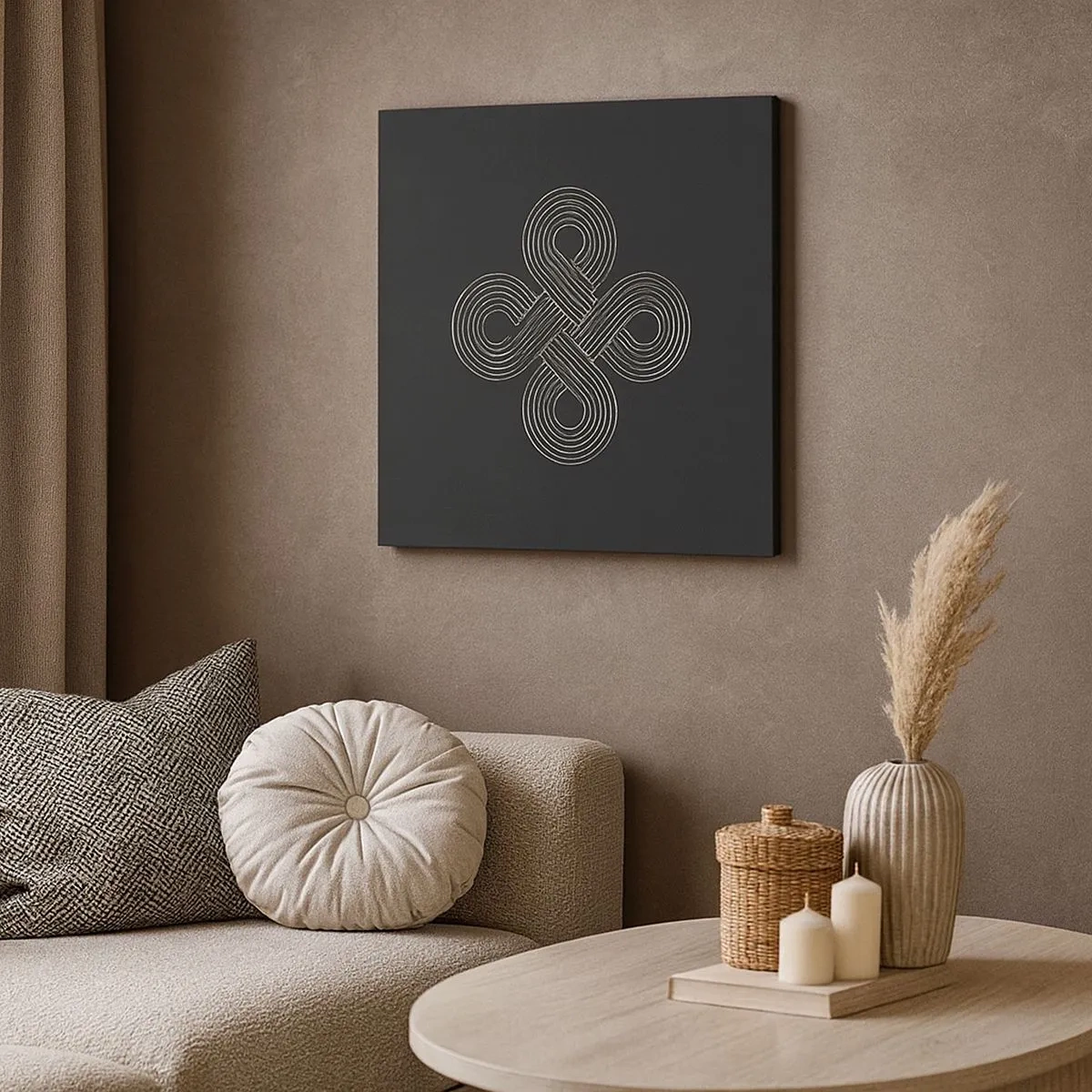 Obraz na plátne - V keltskom duchu - 30x30 cm