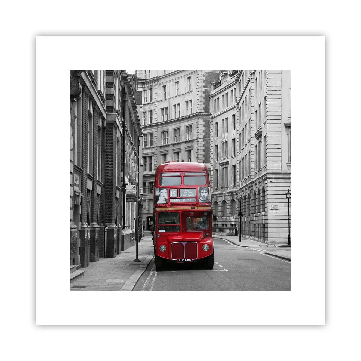 Plagát - Všednosť nemusí byť šedá - 30x30 cm