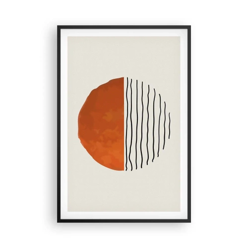 Plagát v čiernom ráme - V japonskej atmosfére - 61x91 cm