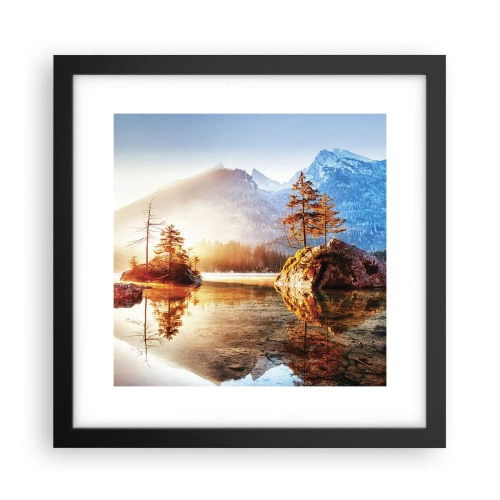 Plagát v čiernom ráme - Príroda v novom svetle - 30x30 cm