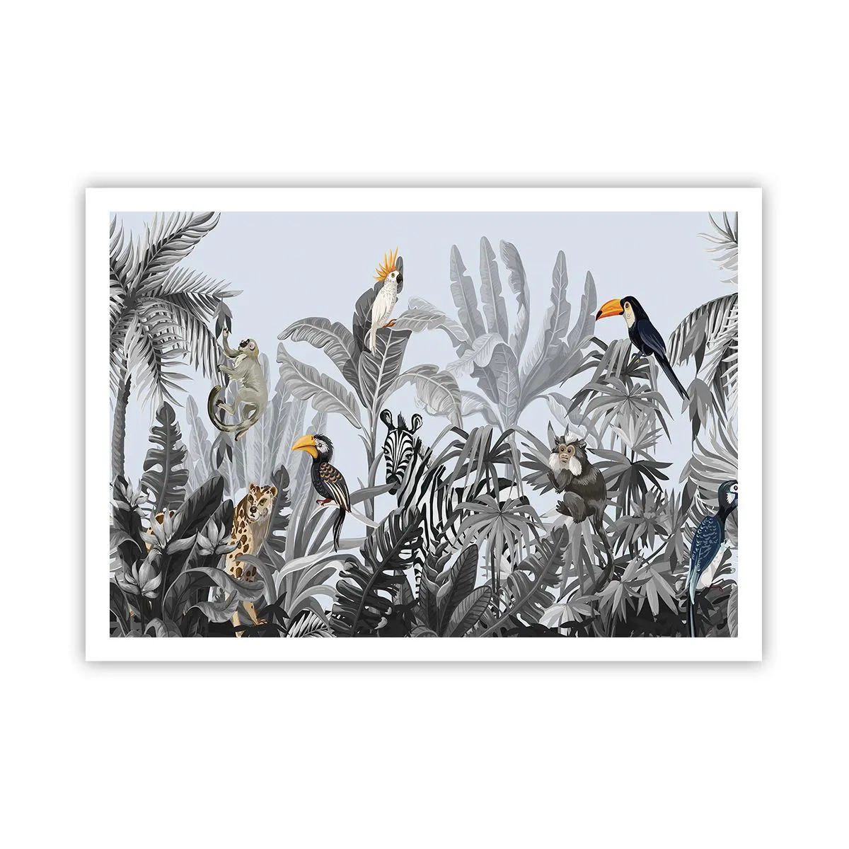 Plagát - Africká rozprávka - 100x70 cm