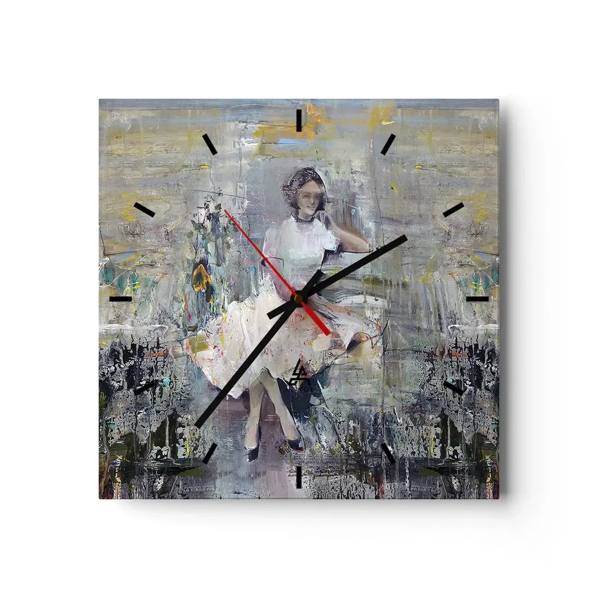 Nástenné hodiny - Klasická a moderná - 30x30 cm