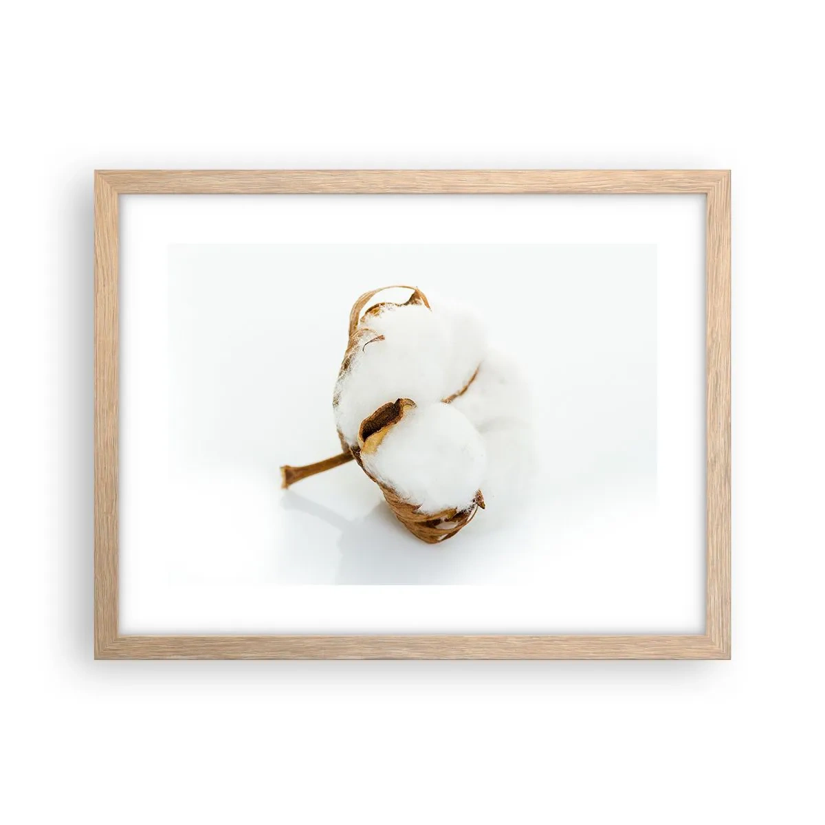 Plagát v ráme zo svetlého duba - Mäkká od prírody - 40x30 cm