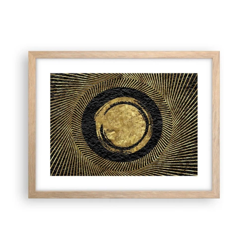 Plagát v ráme zo svetlého duba - Glamour - 40x30 cm