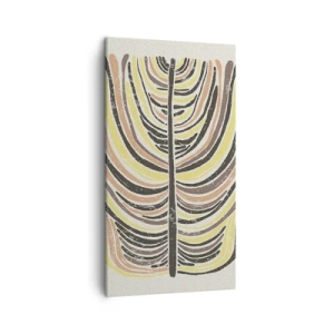 Obraz na plátne - Abstrakcia plná života - 45x80 cm