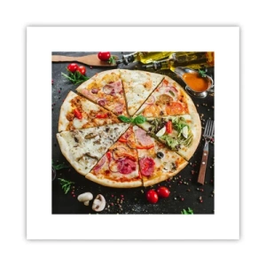 Plagát - Vejár chutí - 30x30 cm