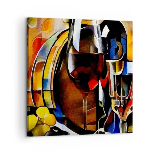 Obraz na plátne - Aj svet dostáva farby - 60x60 cm