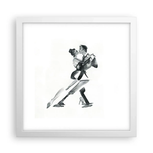 Plagát v bielom ráme - V jednom rytme - 30x30 cm