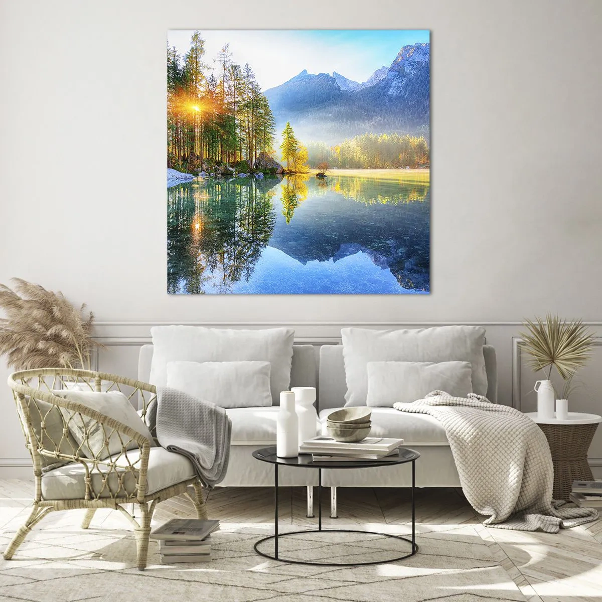 Obraz na skle - Majestát a sladkosť - 60x60 cm