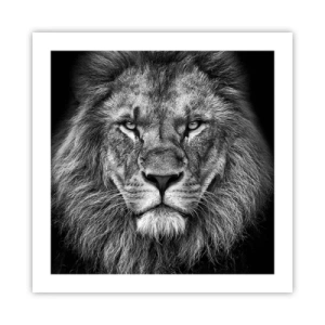 Plagát - V korunovačnom odeve - 50x50 cm