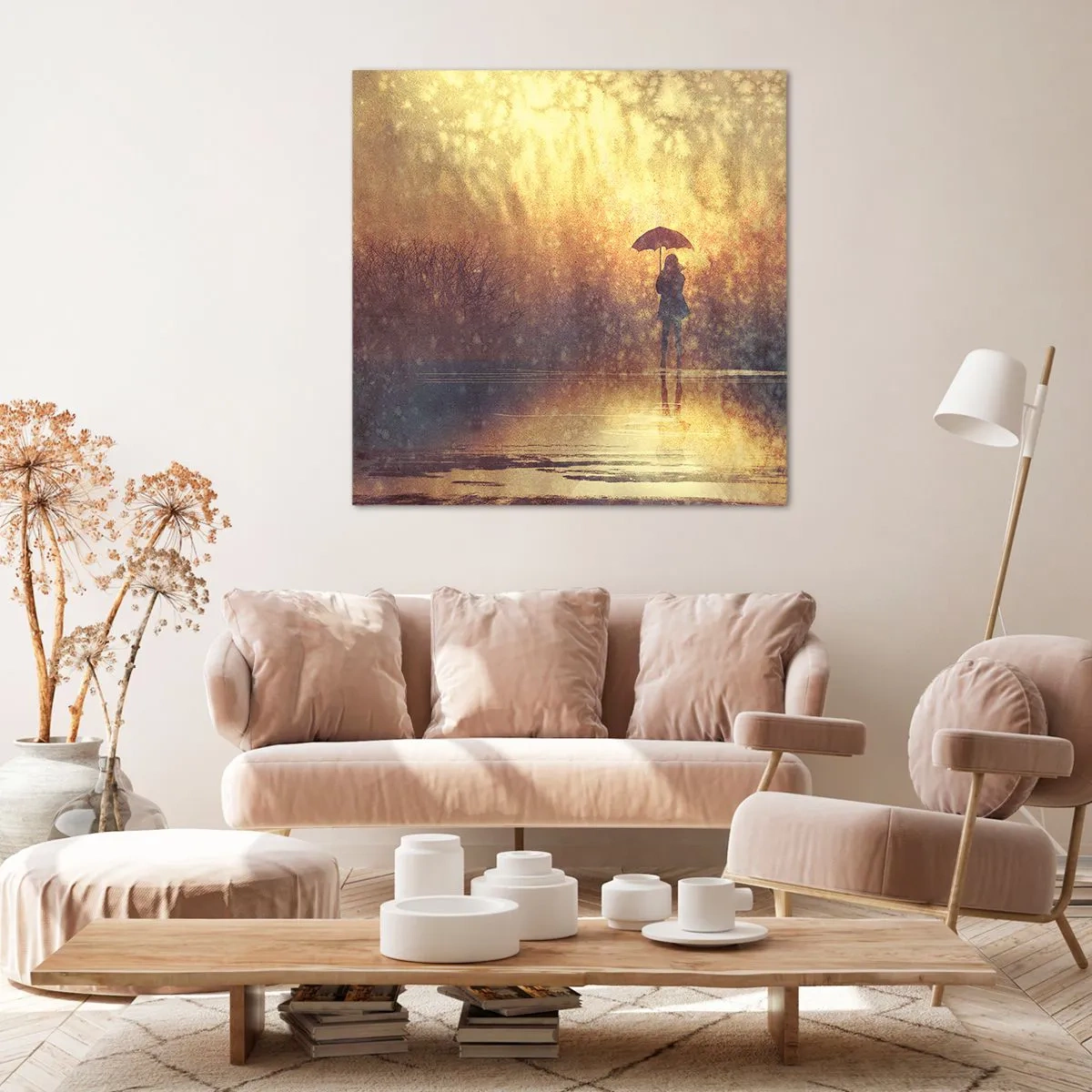 Obraz na plátne - Cítim, že sa na mňa niekto pozerá - 40x40 cm