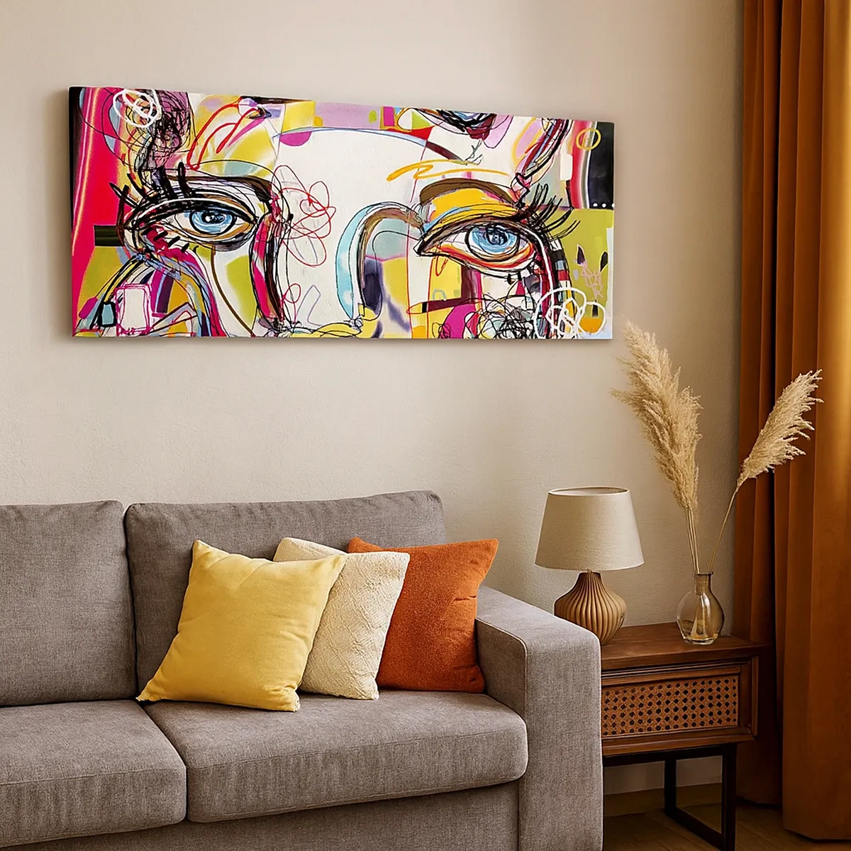 Obraz na plátne - Bohatstvo mačacej krásy - 30x30 cm