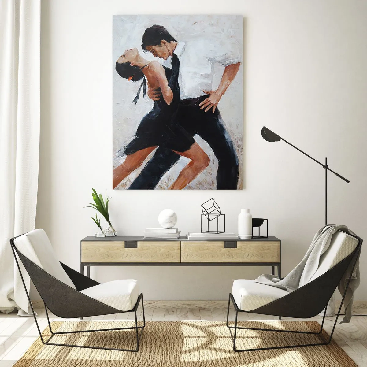 Obraz na skle - Tango mojich túžob a snov - 50x70 cm