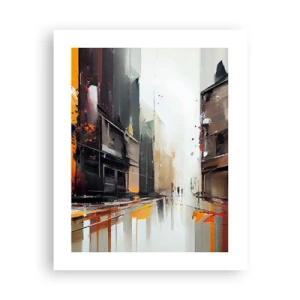 Plagát - Daždivý deň - 40x50 cm