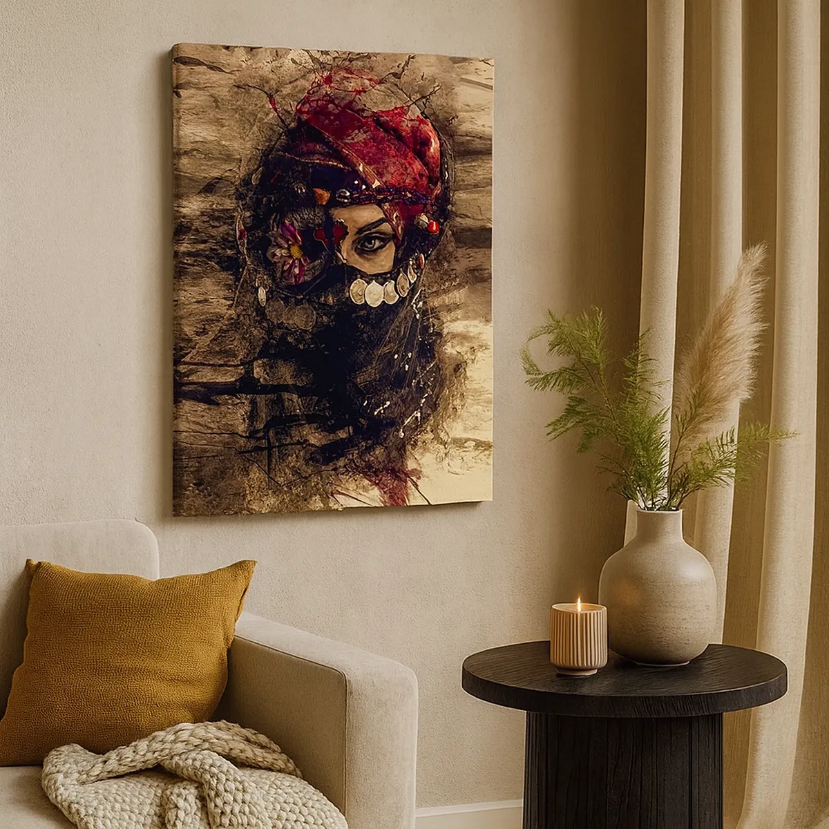 Obraz na plátne - Prinajmenšom znepokojujúca - 50x70 cm