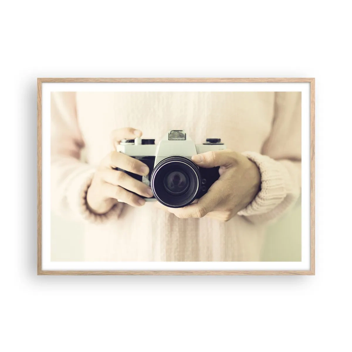 Plagát v ráme zo svetlého duba - Pre viac informácií… - 100x70 cm