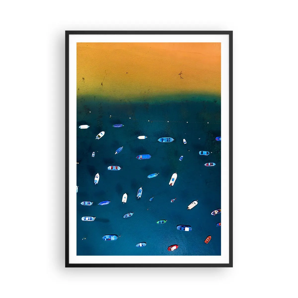 Plagát v čiernom ráme - Prázdninová hra - 70x100 cm