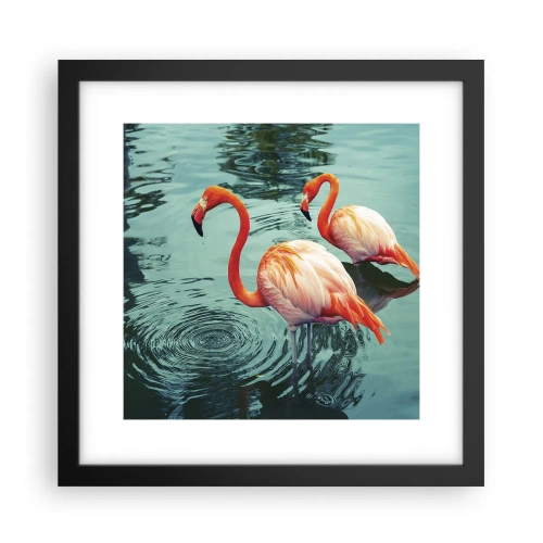 Plagát v čiernom ráme - Teraz sme v móde - 30x30 cm