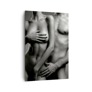Obraz na plátne - Adam a Eva - 70x100 cm