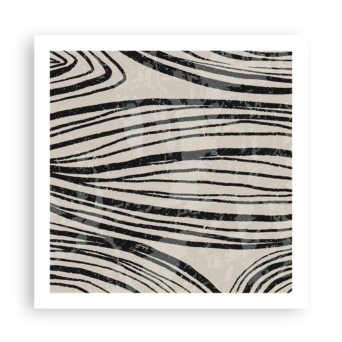 Plagát - Močiar s líniami - 60x60 cm