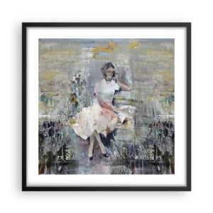 Plagát v čiernom ráme - Klasická a moderná - 50x50 cm