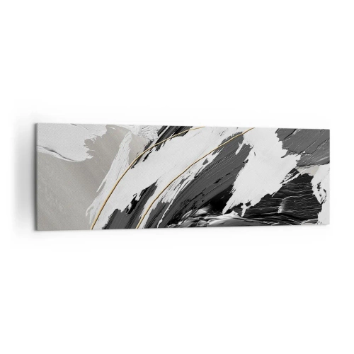 Obraz na plátne - Veľkorysá abstrakcia - 160x50 cm