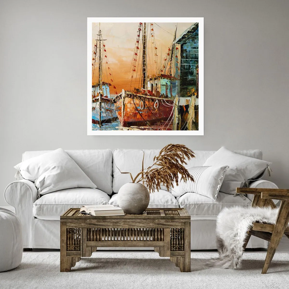 Plagát - Pokojný návrat - 40x40 cm