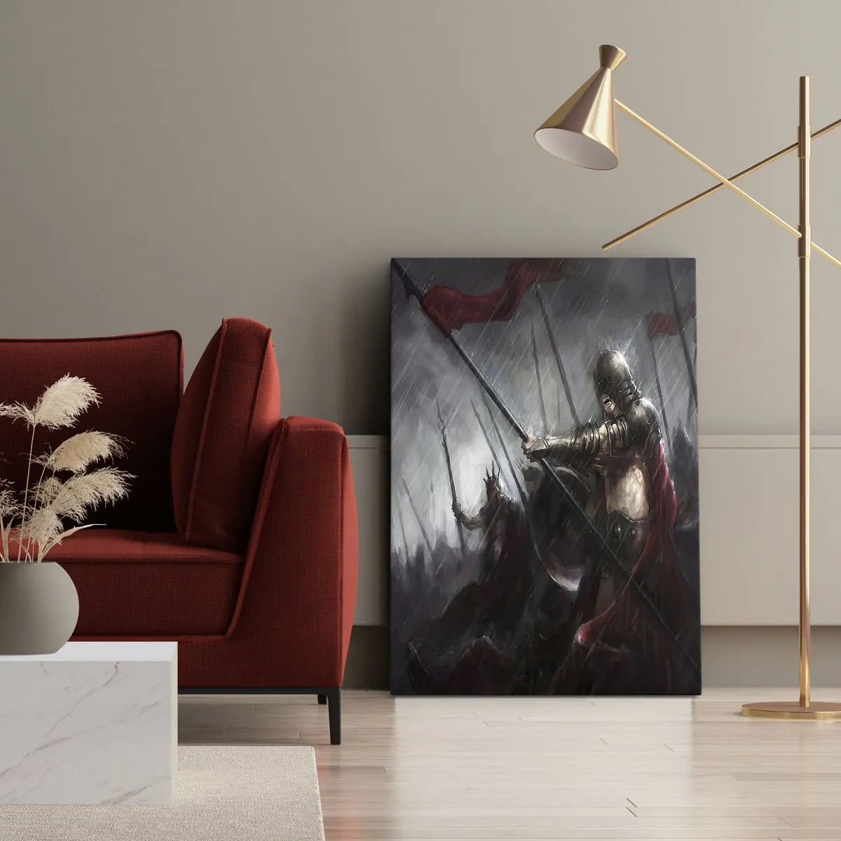 Obraz na plátne - Pútnik, zvestuj Lakedaimonským… - 45x80 cm