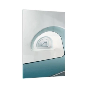 Obraz na skle - Na dno modrej - 70x100 cm