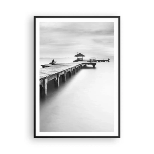 Plagát v čiernom ráme - Ďaleko od nás - 70x100 cm