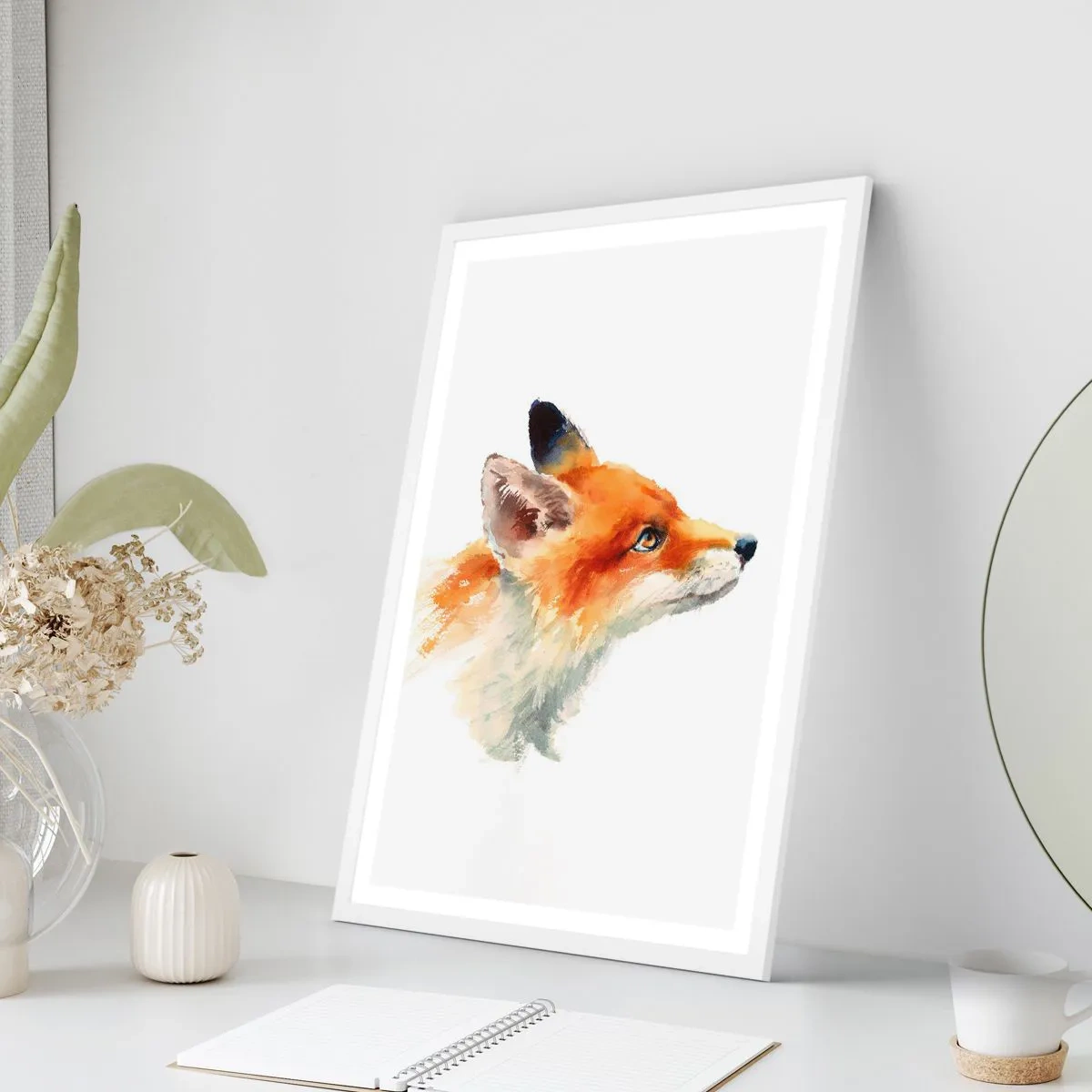 Plagát v bielom ráme - Opatrnosti nie je nikdy dosť - 40x50 cm