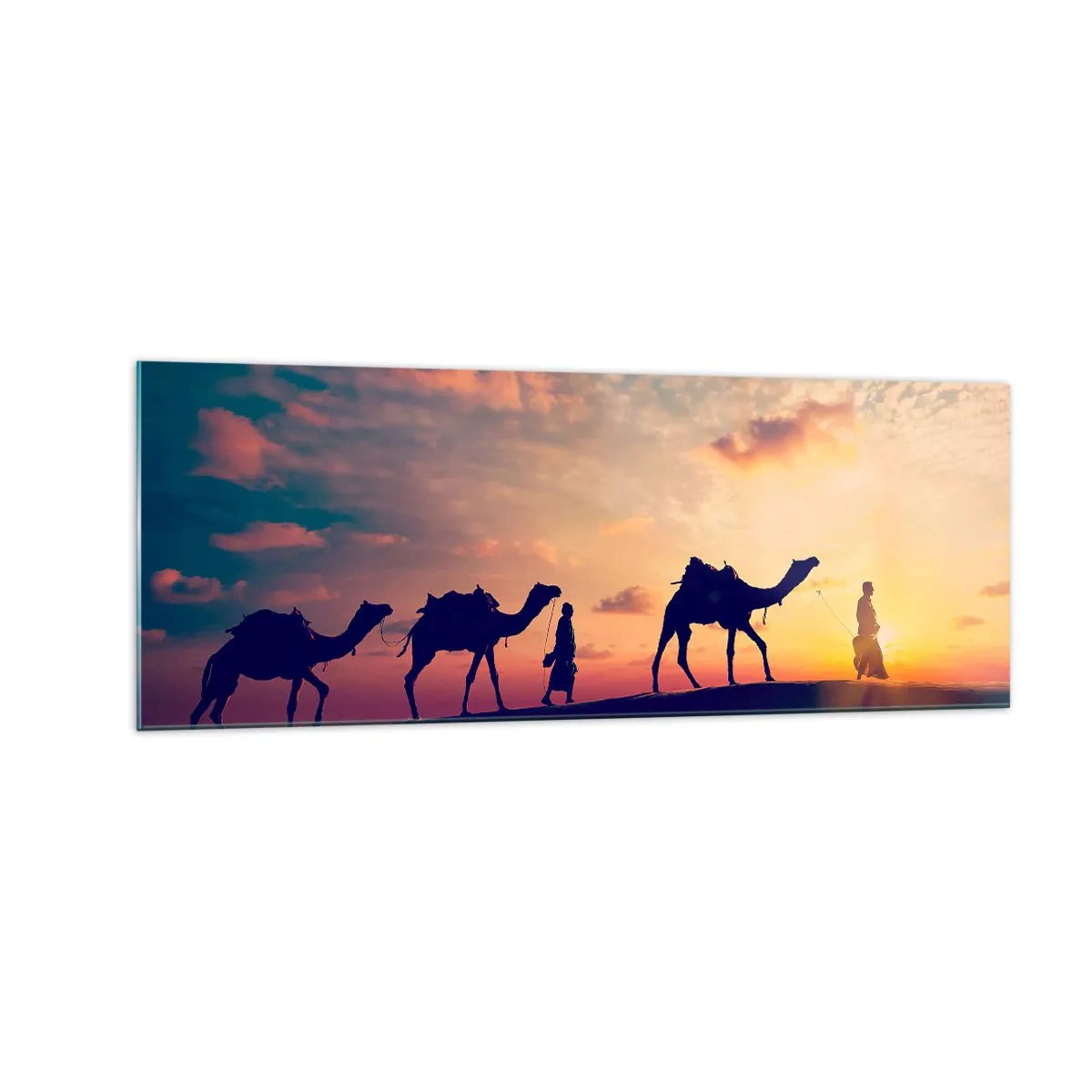 Obraz na skle - Tajomný duch orientu - 140x50 cm