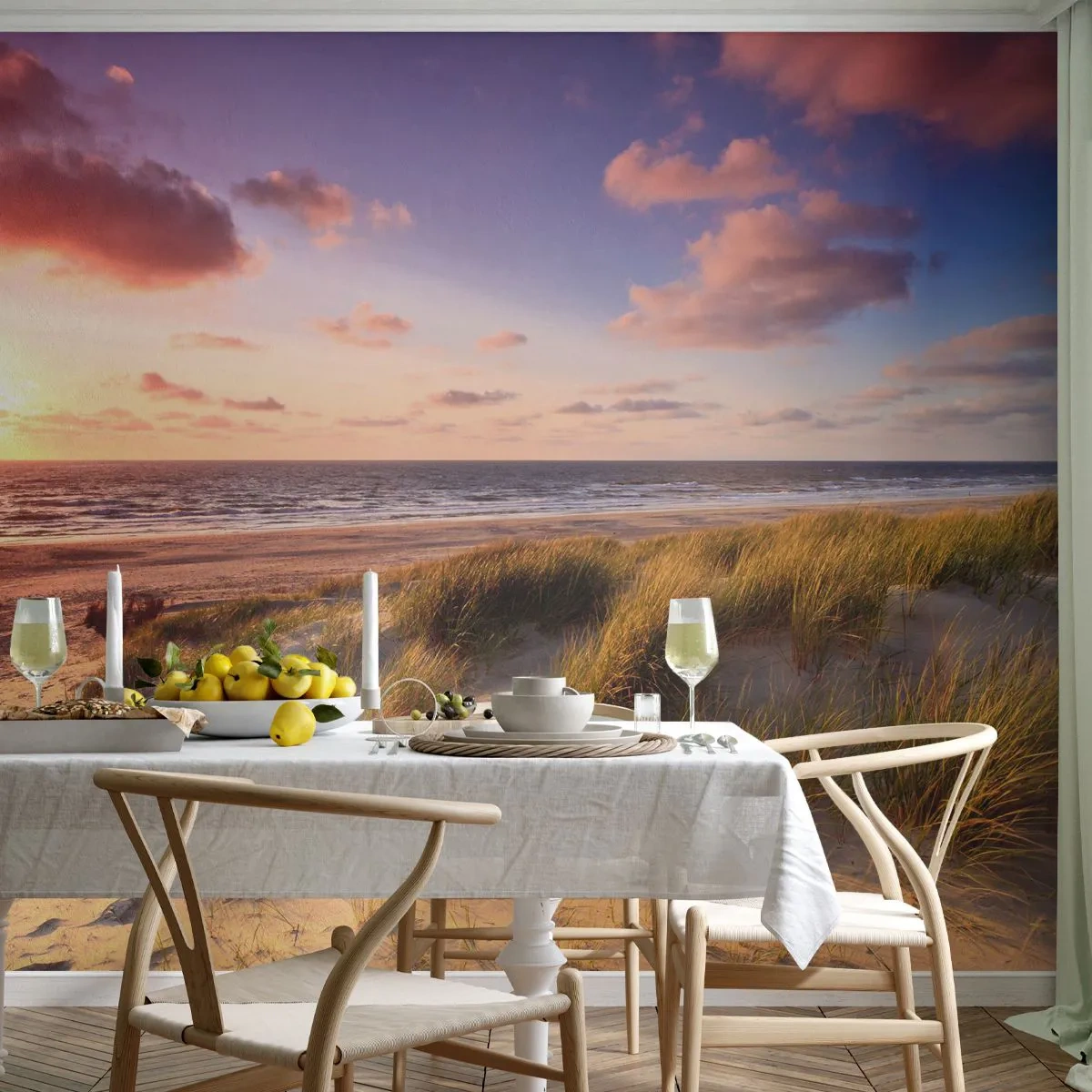 Fototapeta Premium Sand - Už letom vonia vzduch - Krajina, Pláž, Piesočná duna - 100x70 cm