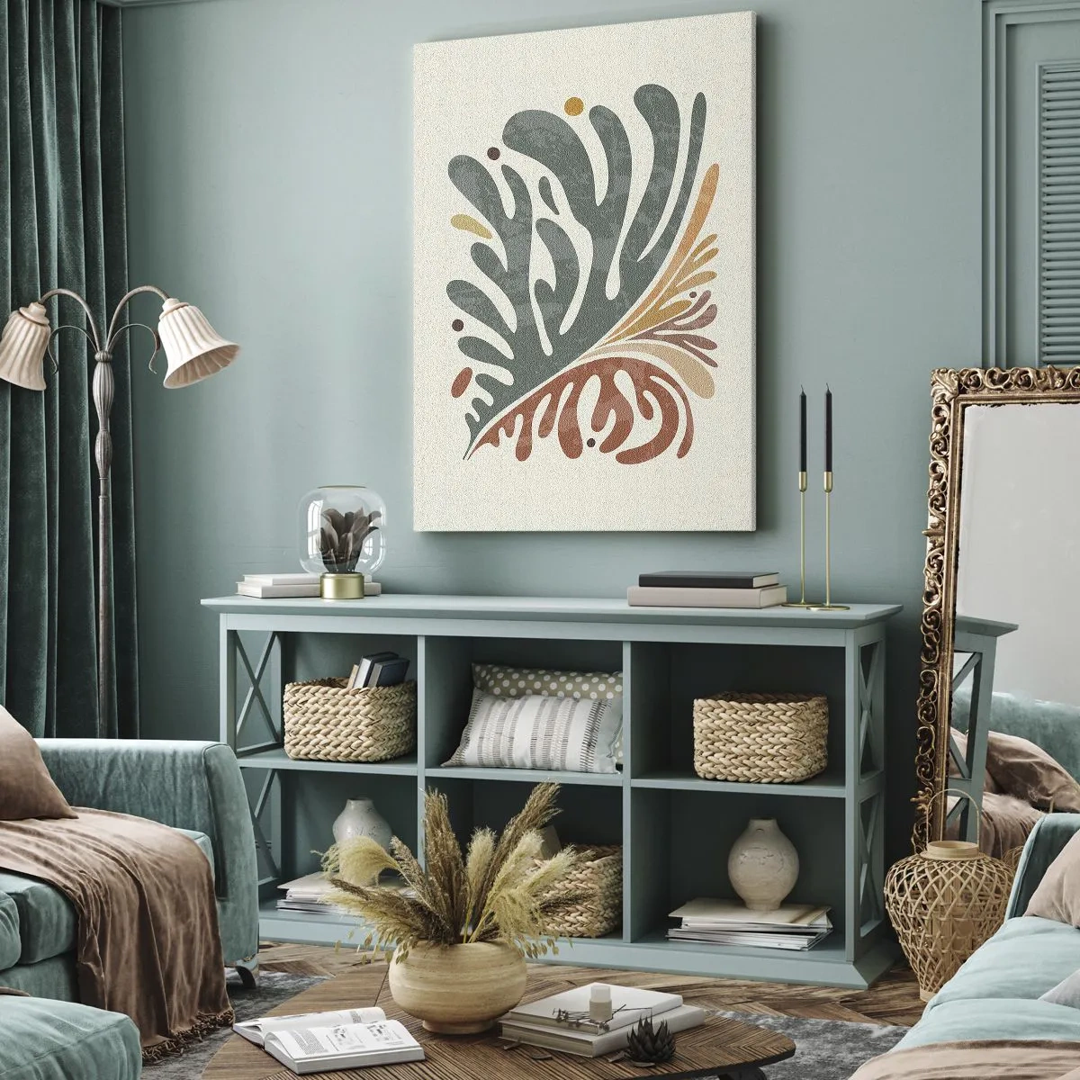 Obraz na plátne - Viacfarebný list - 80x120 cm