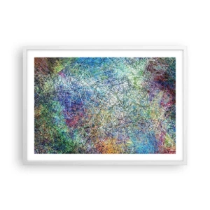 Plagát v bielom ráme - To nie je tak jednoduché - 70x50 cm