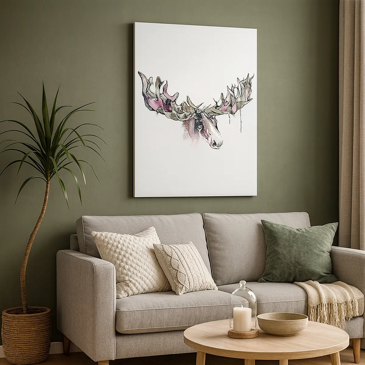 Obraz na plátne - Koruna lesného kráľa - 50x70 cm