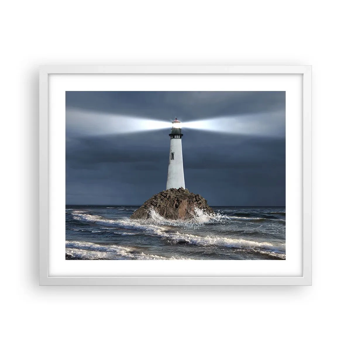 Plagát v bielom ráme - Tu…tu…tuná! - 50x40 cm