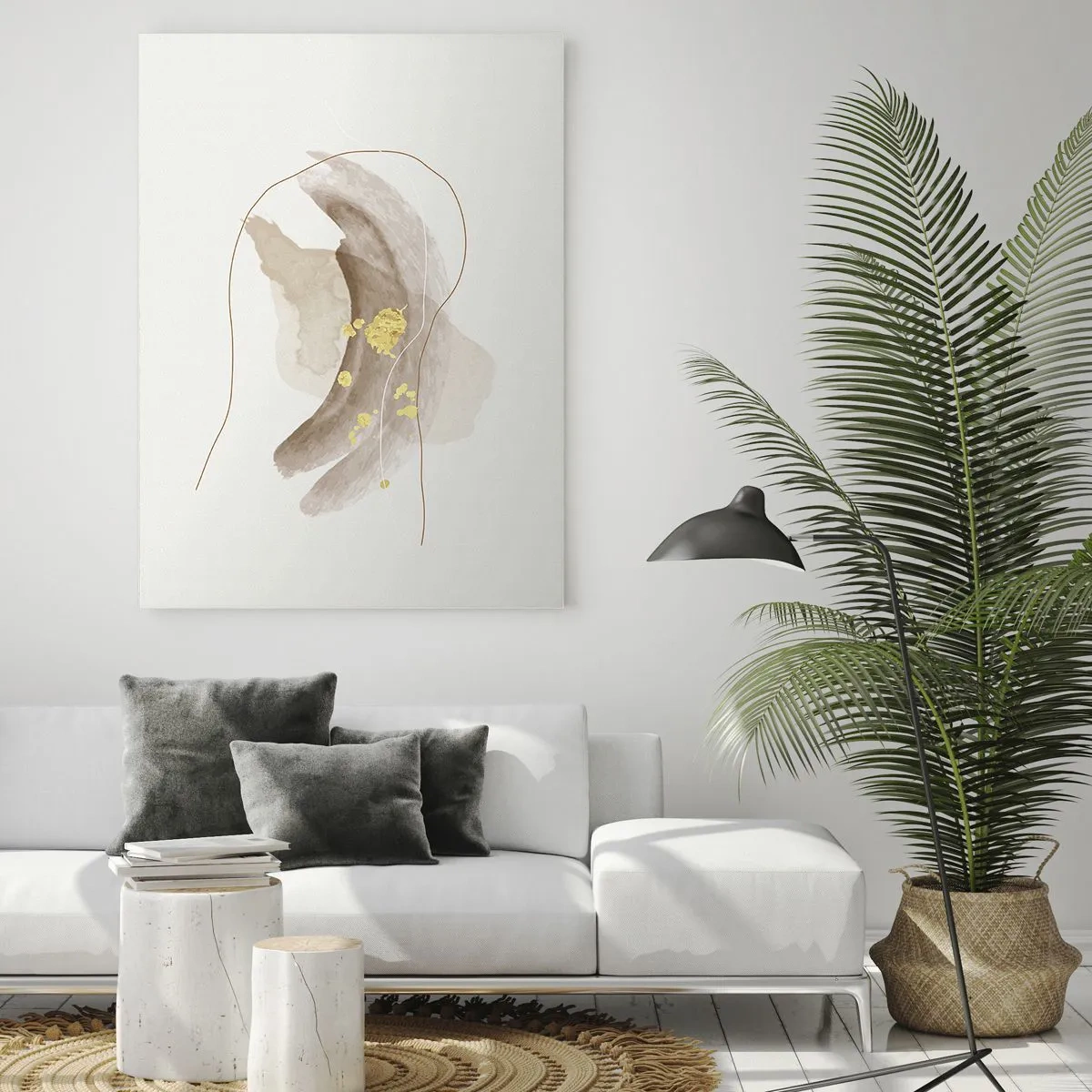 Obraz na skle - Vesmírna bytosť - 50x70 cm