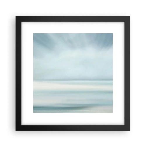 Plagát v čiernom ráme - Kľud až kam oko siaha - 30x30 cm