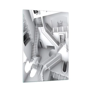 Obraz na skle - Paradoxy prostoru - 50x70 cm