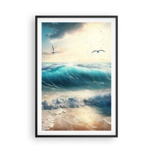 Plagát v čiernom ráme - Šušťanie len pre teba - 61x91 cm