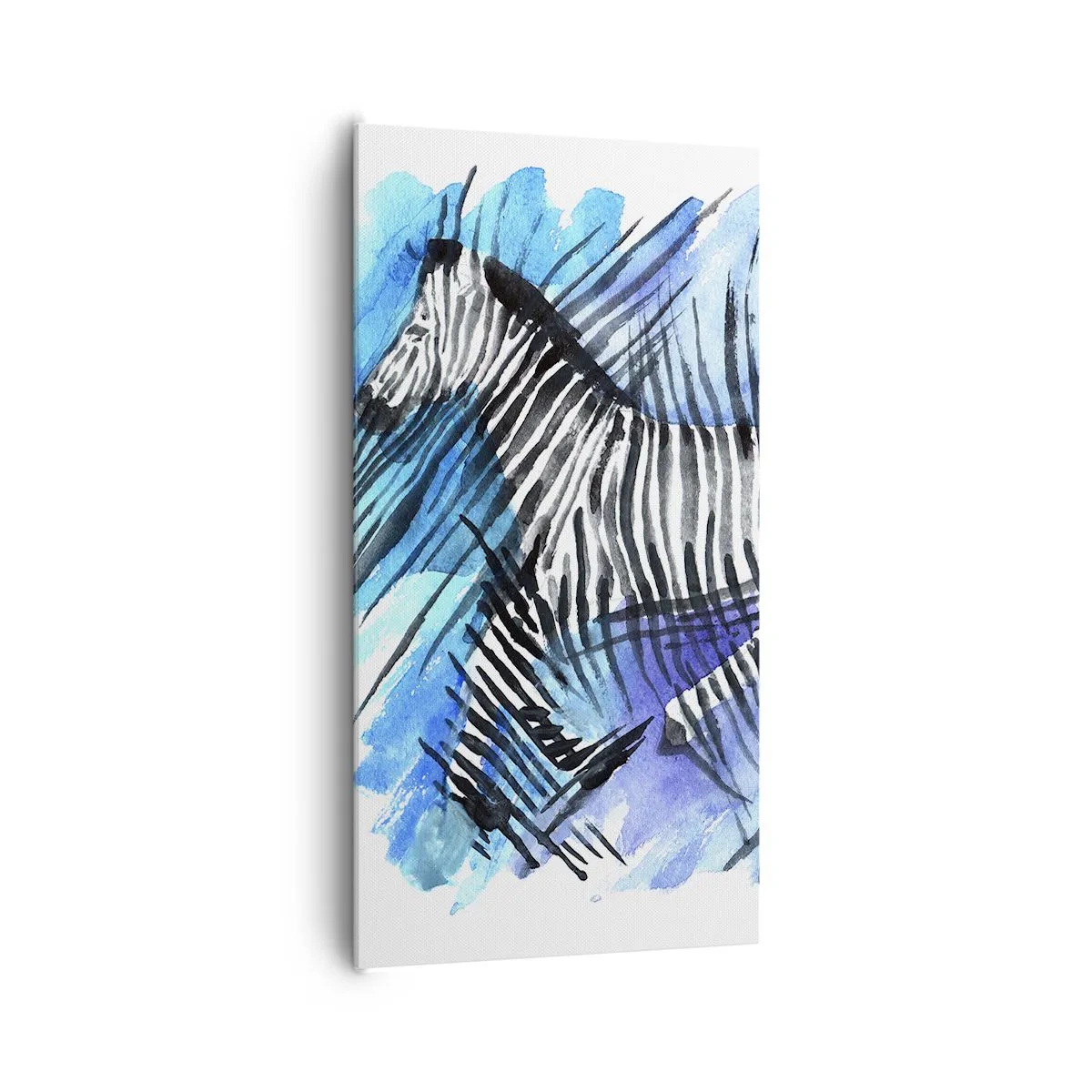 Obraz na plátne - Skrytá v prúžkoch - 65x120 cm