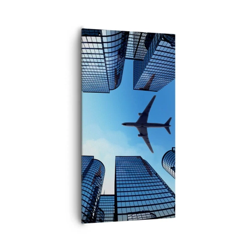 Obraz na plátne - Pohľad zo sklenenej rokliny - 65x120 cm