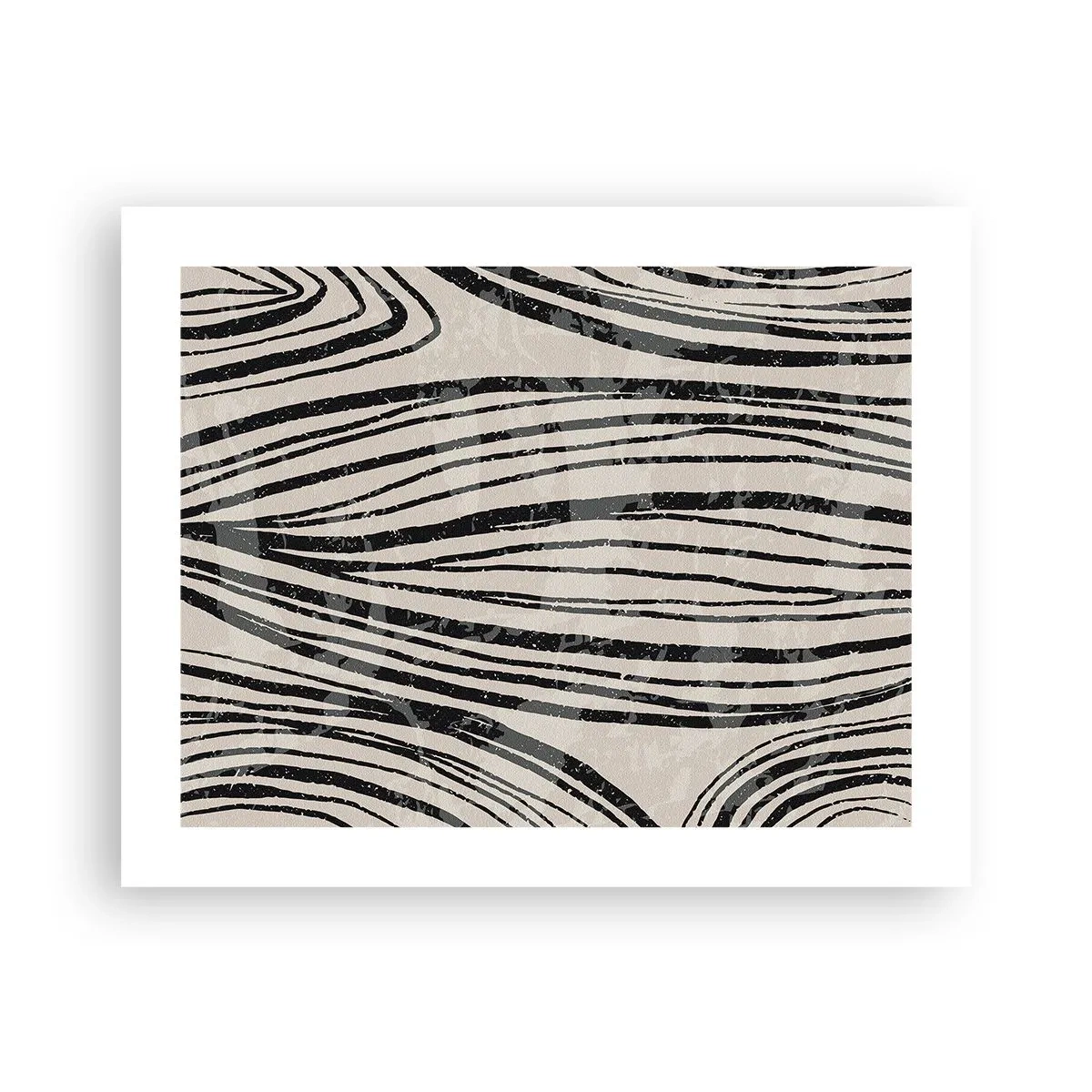 Plagát - Močiar s líniami - 50x40 cm