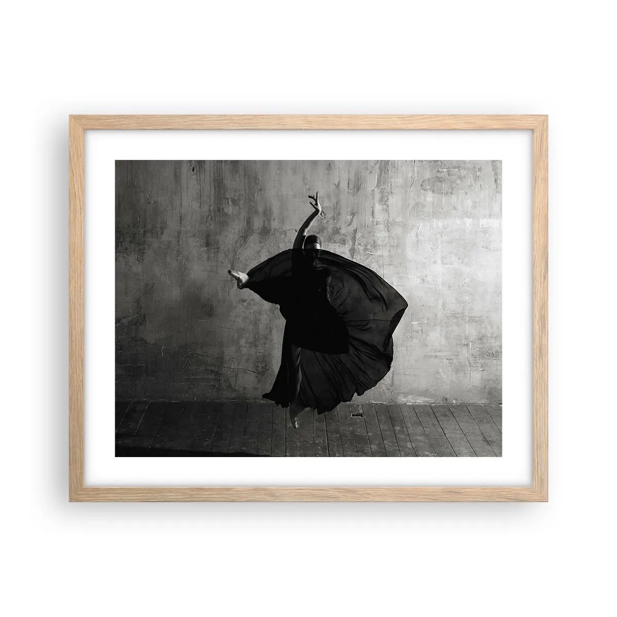Plagát v ráme zo svetlého duba - Plné vášne - 50x40 cm