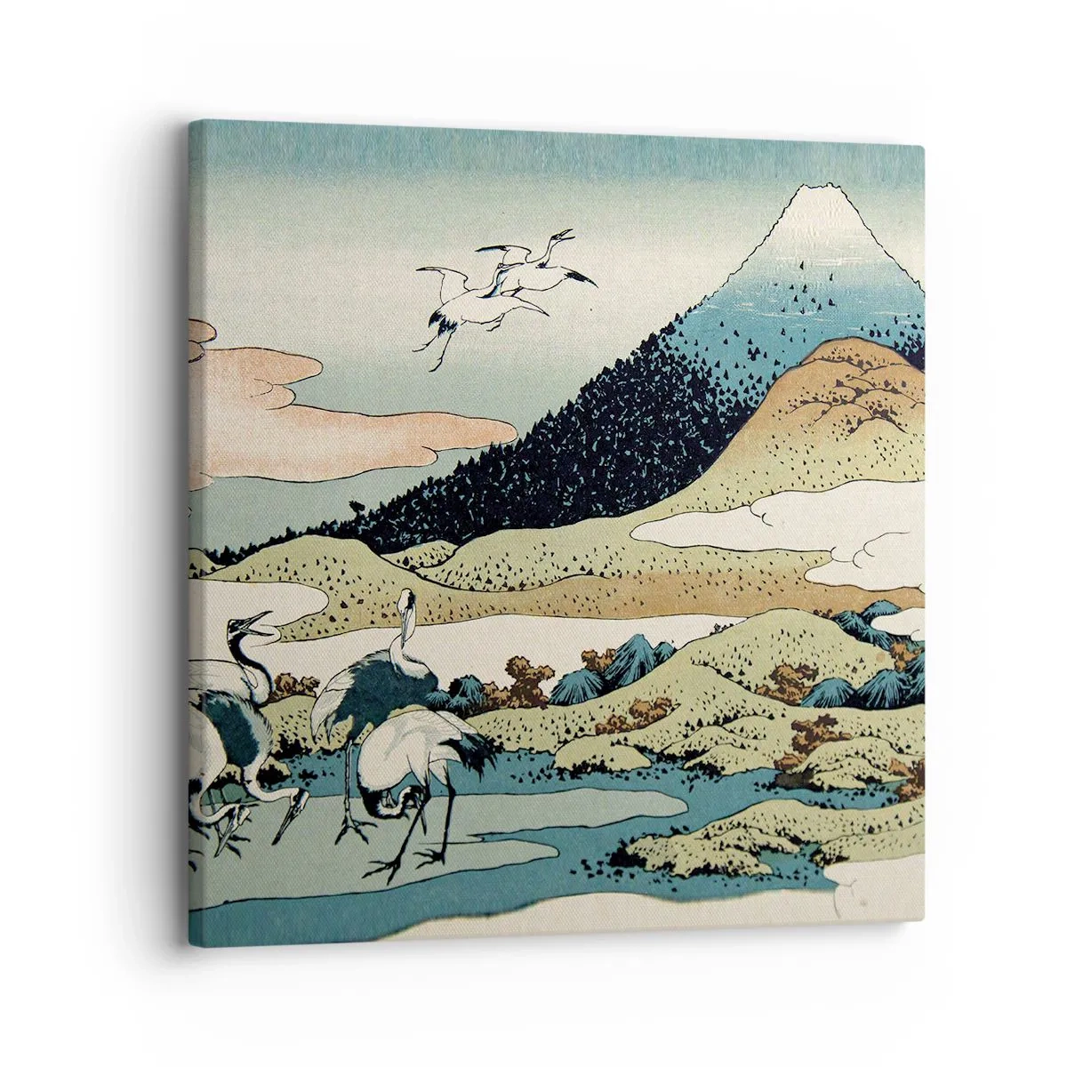 Obraz na plátne - V japonskom duchu - 30x30 cm